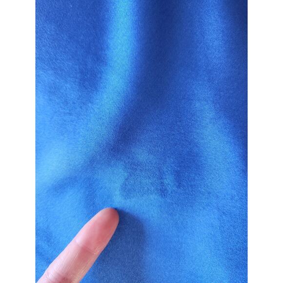 NWD Veronica Beard Sanderson Silk Satin Cowlneck Maxi Dress Gown Sz 8 Blue 2M455 - Picture 13 of 16